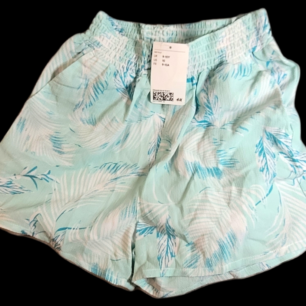 Girls H&M Patterned Pull-on Shorts